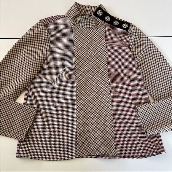 Zara small plaid blouse - Picture 1 of 8